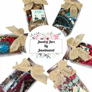 Mystery Jewelry Jar ~ Wearable Lot ~ Vintage to Mod ~ Gift Curated by Jewelmazed
